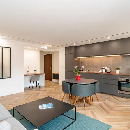 Daire Heart Of Contemporary 2br Garden View Palais & Croisette 5 Mn By Olam *
