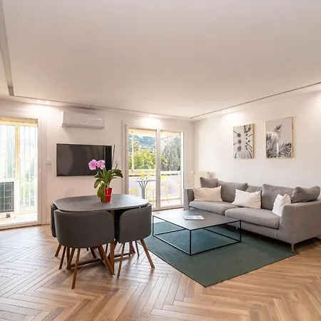 Daire Heart Of Contemporary 2br Garden View Palais & Croisette 5 Mn By Olam