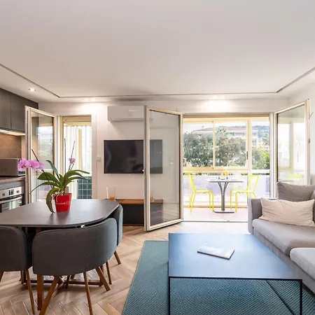 Appartement Heart Of Contemporary 2br Garden View Palais & Croisette 5 Mn By Olam Cannes