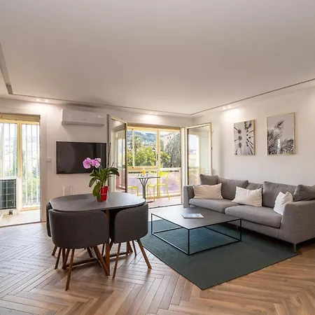 Daire Heart Of Contemporary 2br Garden View Palais & Croisette 5 Mn By Olam